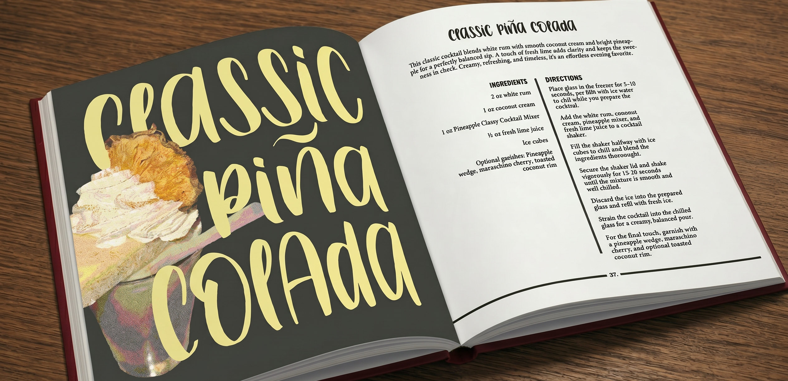 Recipe Book Mockup