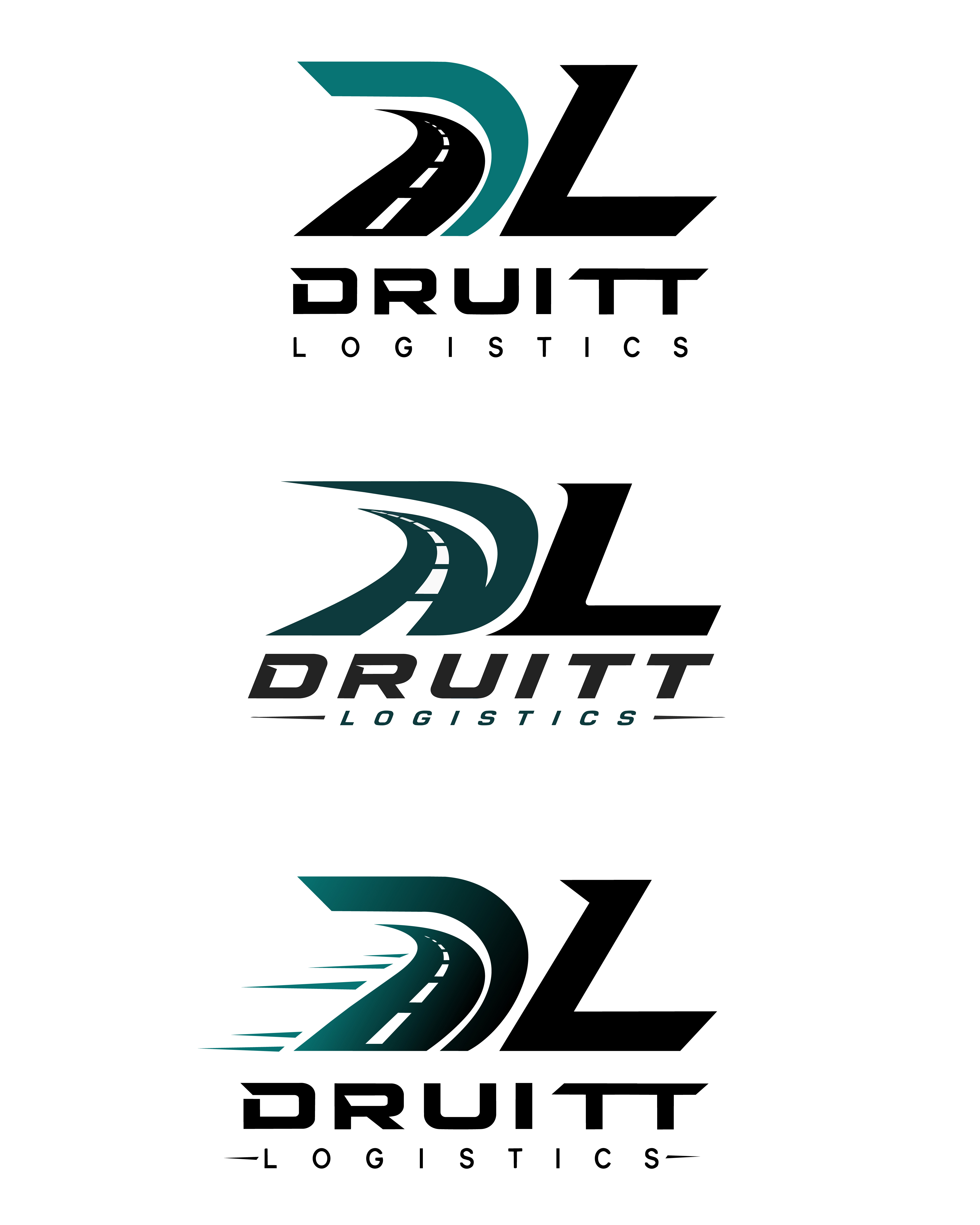 Refined Druitt Logistics logo directions