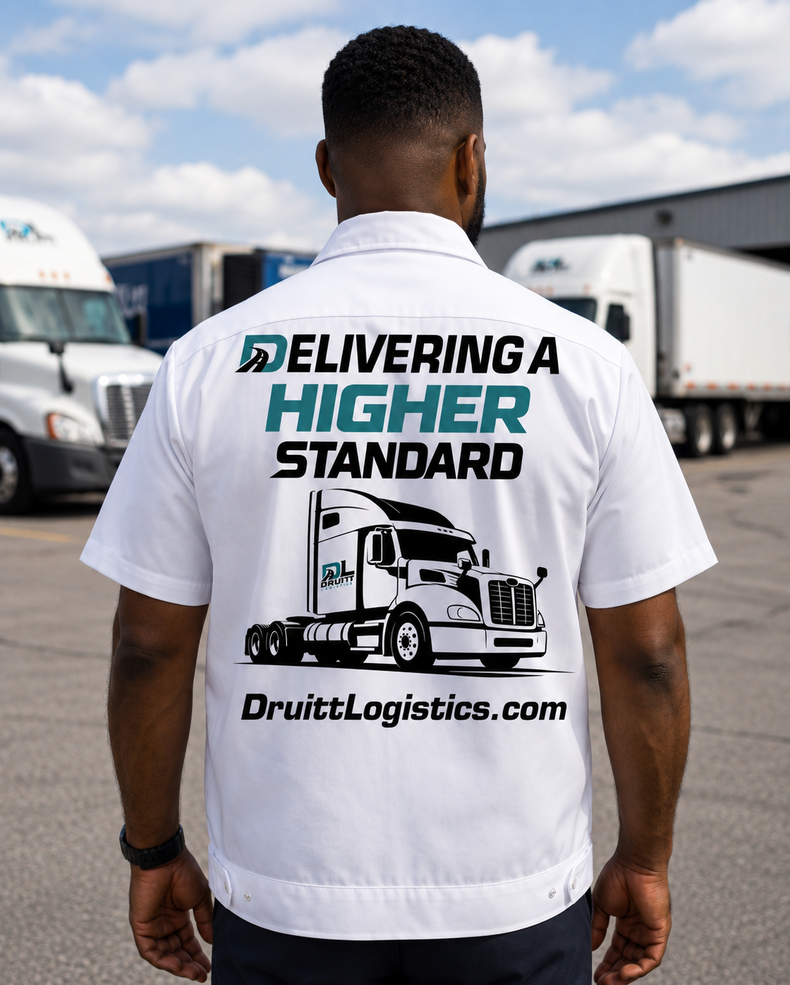 Druitt Logistics branded employee apparel