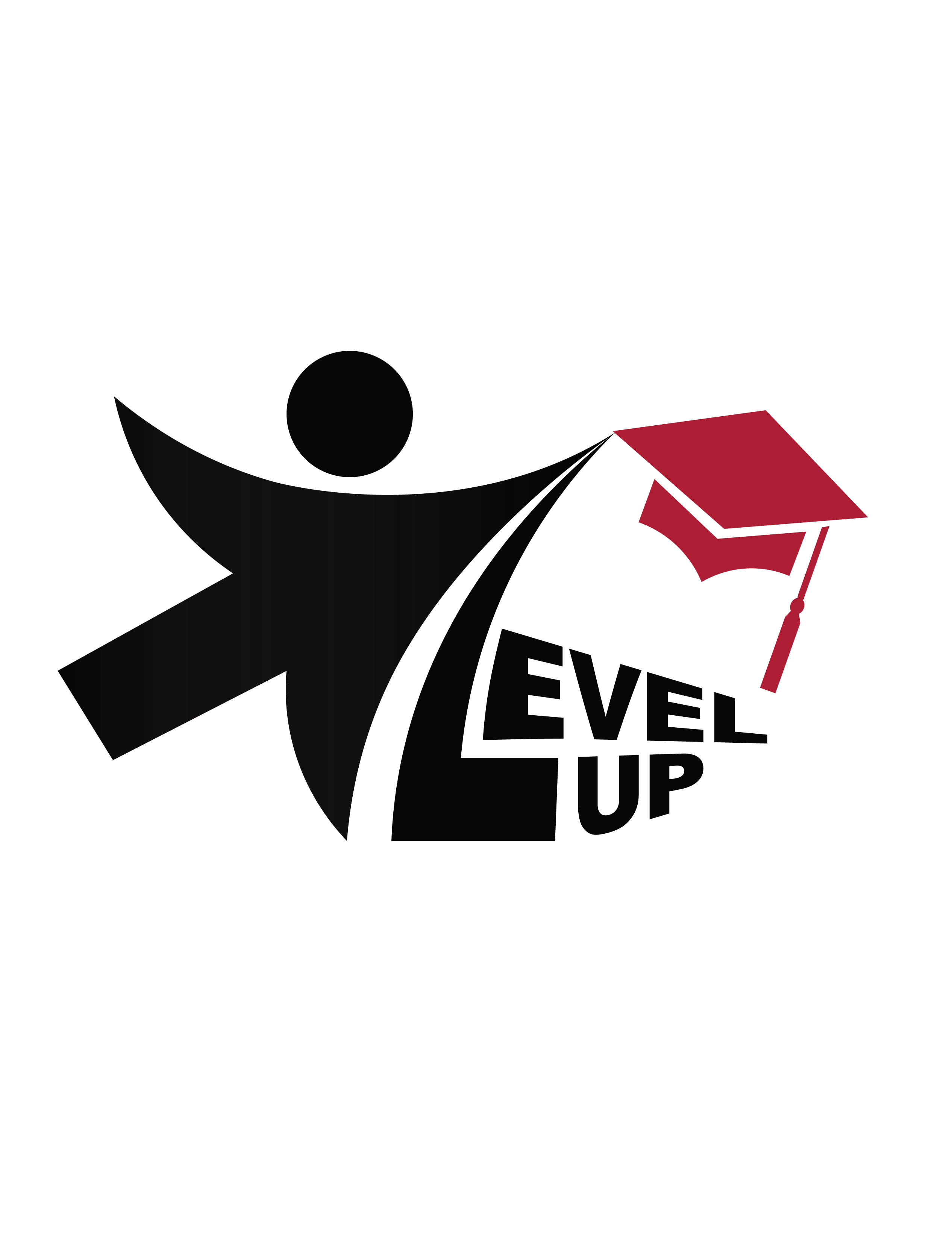 Level Up rough logo three