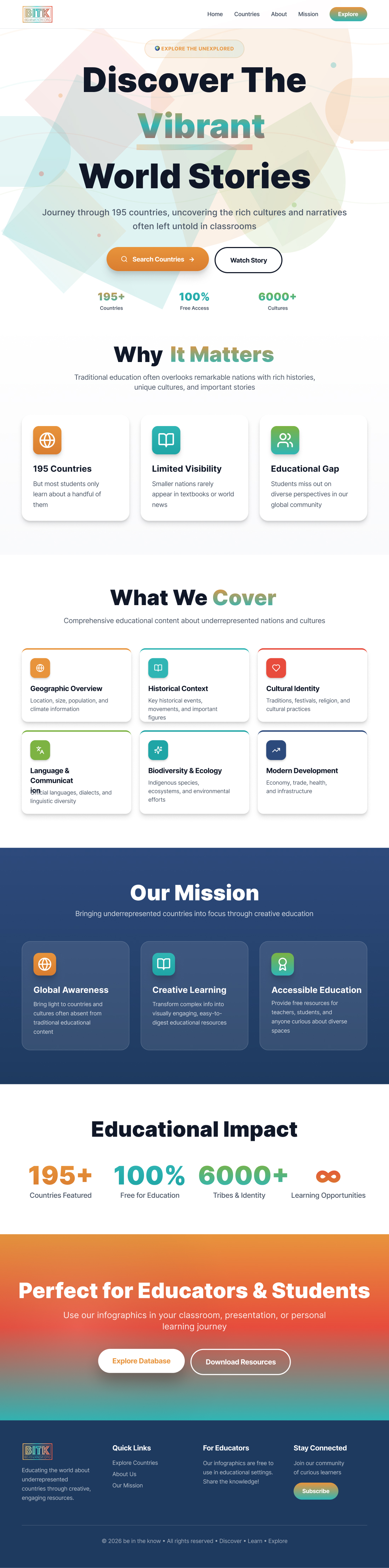 Mauritius website home page concept