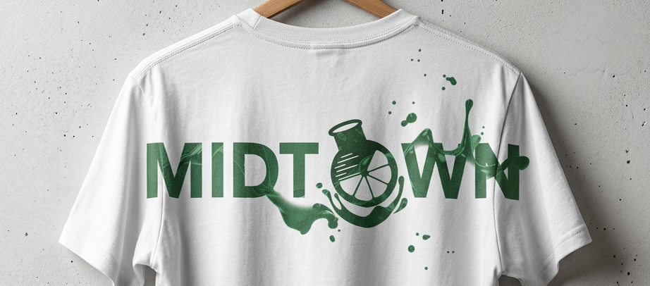 Midtown Juicelab t-shirt mockup