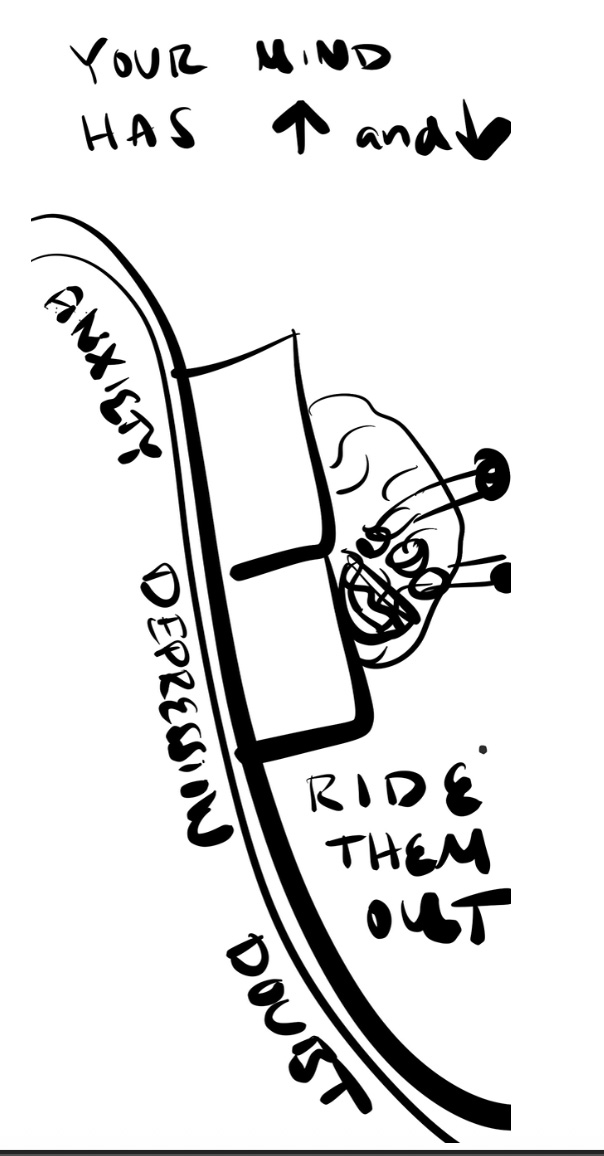 Vertical banner sketch